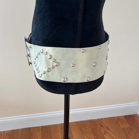 Handmade Leather Belt / made in Italy - Picture 2 of 9